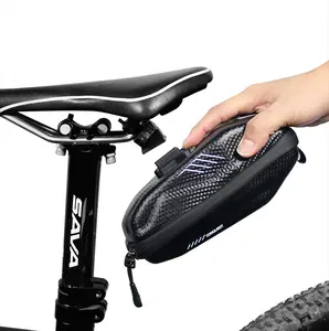新款形象自行车鞍座柱包反光硬壳防水后MTB自行车后尾大包自行车骑行装备