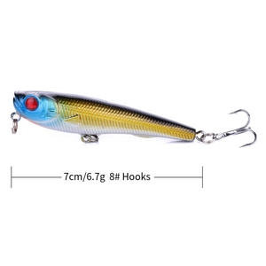 7CM-6.7G crayon <span class=keywords><strong>leurre</strong></span> <span class=keywords><strong>stickbait</strong></span> en plastique artificiel appâts de natation wobbler bar <span class=keywords><strong>brochet</strong></span> <span class=keywords><strong>leurre</strong></span> de pêche - Product Image 4