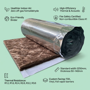 <span class=keywords><strong>Laine</strong></span> <span class=keywords><strong>de</strong></span> <span class=keywords><strong>verre</strong></span> insonorisante UET AS/NZS 1530.1 Australie, épaisseur <span class=keywords><strong>75</strong></span> <span class=keywords><strong>mm</strong></span>, pour toitures et murs, fibre marron, 12 kg - Product Image 3