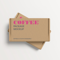 Boîte d'expédition en carton ondulé personnalisée avec logo, faible MOQ, pour colis postaux, emballage en papier cartonné avec logo
