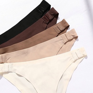 Intimo Femminile Confortevole all'Ingrosso, Mutandine Creative con Design a Gancio, Slip Senza Cuciture alla Moda per Ragazze Giovani, Bikini Aderente in Seta Ghiaccio - Product Image 2