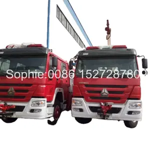 SINOTRUK HOWO 6x4 6x6 Right Hand Drive Emergency Rescue 18M Water Tower Fire Truck Water Foam Tanker Fire Fighting Truck