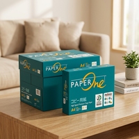 Papel para Copiar A4, 80 g/m², 100 % Pulpa de Madera Virgen, para Uso Escolar y de Oficina, 500 Hojas/Resma, Brillo del 102-104 %