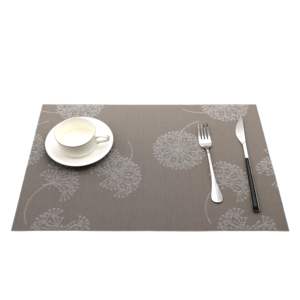 Vente en gros Tapis de table écologique chinois rétro jacquard en similicuir PVC Tapis de mariage rectangulaire Tapis d'égouttage de cuisine - Product Image 1