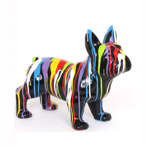 Moderne Outdoor-Dekoration Hand crafts Große Fiberglas Harz Bull <span class=keywords><strong>Dog</strong></span> Statuen Skulptur zum Verkauf - Product Image 4