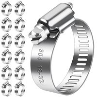 Pince à collier réglable en acier inoxydable 304, stable et anti-fuite, pour tuyaux de machine à laver et de lave-vaisselle