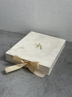 Boîtes en velours magnétiques personnalisées avec logo en feuille d'or, boîtes rigides en daim avec division, boîte cadeau de luxe pour mariage ou entreprise