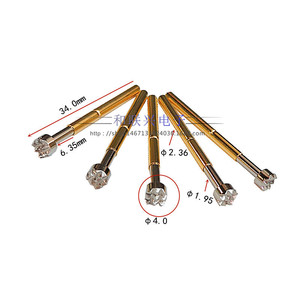 Sonda de prueba P156 H con cabeza de estrella de 9 garras y pin de resorte de 2.36mm para pruebas de fijación - Product Image 4