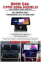 Radio Multimedia para Auto con Android 15 de 8 Núcleos, Reproductor de Video Estéreo, Carplay, GPS y Reproductor de DVD para BMW E46 1999-2006