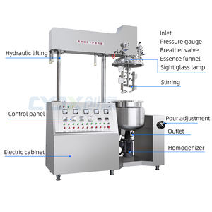 เครื่องทำเครื่องสำอางเครื่องผสมโฮโมจีไนเซอร์สแตนเลสอุปกรณ์สำหรับแชมพูครีมนวดผมมาสก์ผมเจลครีมแต่งผม - Product Image 6