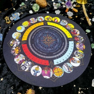 Nappe Triphasée Etoile à Cinq Branches en Métal Tarrob <span class=keywords><strong>Oracle</strong></span> Card Nappe Tarot Sermon 22CM - Product Image 6