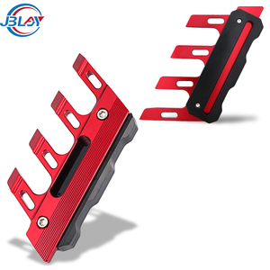 Pelindung Slider <span class=keywords><strong>Fender</strong></span> depan modifikasi Universal sepeda motor, penjaga kaliper rem logam paduan CNC untuk YZF-R15 CB400X/F PCX160 NMAX155 - Product Image 1