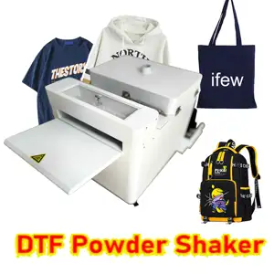 Dtf yazıcı masaüstü toz Shaker A3 toz kurutucu makine kurutma Equiment T Shirt giyim Clothing mante Tshirt ısı transferi için