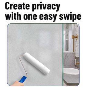 Pintura de vidrio esmerilado <span class=keywords><strong>para</strong></span> baños, inodoros, ventanas, <span class=keywords><strong>techos</strong></span> de oficina, ventanas de piso, protección de luz, efecto antiespionaje - Product Image 4
