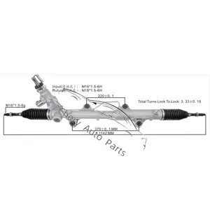 Pinhão hidráulico automático para VW Transporter T5 com válvula solenóide 7E1422061G