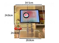 Support de Lecture en Acrylique pour Expositions et Événements, Réglable en Hauteur, Design Extensible, Présentoir de Bureau pour Livres