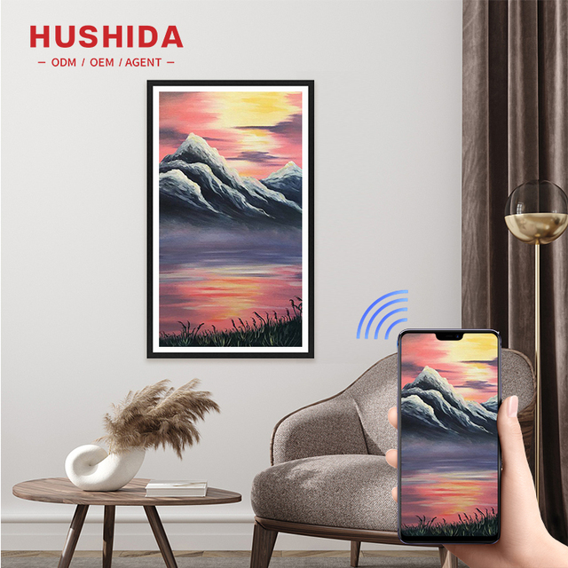 Best 21.5 32 43 55 Inch English Pictures Digital Photo Frame Digital Frame Manufacturers
