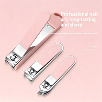 Ensemble d'outils professionnels de manucure et pédicure 5-en-1 en acier inoxydable pour soins des ongles, kits de toilettage personnel en gros