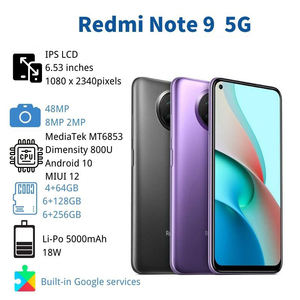 Gran Descuento en <span class=keywords><strong>Xiaomi</strong></span> Redmi Note 9 5G, 4GB+128GB, Teléfono Inteligente 4G, Venta al por Mayor 2020 - Product Image 5