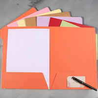 Portadocumentos Laminado Portátil A4 con Doble Bolsillo, Diseño Colorido en Forma de Carpeta, Duradero para Reuniones de Oficina y Reportes