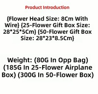 Coffret Cadeau Saint-Valentin Bestseller E-commerce : Roses en Mousse PE, Tiges de Roses Simulées, Têtes de Roses Artificielles, Fleurs Artificielles pour Extérieur