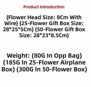 Coffret Cadeau Saint-Valentin Bestseller E-commerce : Roses en Mousse PE, Tiges de Roses Simulées, Têtes de Roses Artificielles, Fleurs Artificielles pour Extérieur - Product Image 6