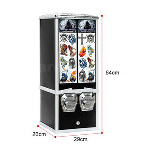 Jeux <span class=keywords><strong>de</strong></span> cartes portables à pièces, à deux emplacements, plus faciles à transporter, distributeur <span class=keywords><strong>de</strong></span> cartes, distributeur d'autocollants - Product Image 4