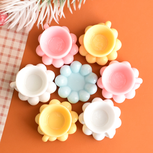 Miniature de tasse en résine Cloud Plate, accessoires décoratifs pour maison de poupée, vaisselle de cuisine DIY avec colle crème, artisanat en résine - Product Image 2