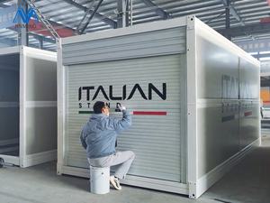 <span class=keywords><strong>Puerta</strong></span> de persiana enrollable <span class=keywords><strong>automática</strong></span> contemporánea, garaje plegable portátil, coche móvil, coche plegable, venta al por mayor, fabricante de garaje - Product Image 4