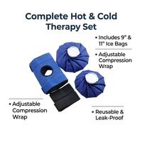 Bande de compression réutilisable pour genou, épaule, taille – Thérapie chaude/froide, soutien sportif pour blessures