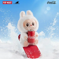 Pop Mart Official Store Labubu Cola Popmart Labubu Authentic Wholesale Coca-Cola Labubu Box USA Warehouse