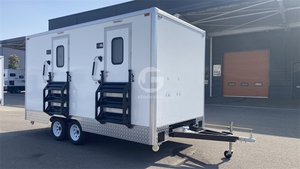 Remolque de Baño Portátil Móvil para Exteriores, Urinario Portátil de Viaje, Baño Móvil para Campamentos - Product Image 2