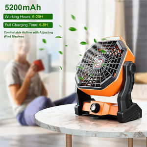Ventilador Portátil Recargable de Litio de 12V Kennede, Ventilador de Techo Eléctrico USB de 8 Pulgadas para Uso Doméstico, Refrigeración para Campamentos al Aire Libre - Product Image 6