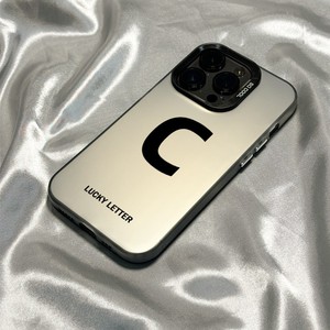 Chữ Đơn Giản Trường Hợp Điện Thoại Cho Iphone 17 16 15 14 13 12 11 Pro Max Đen PC + TPU Tím Matte Laser Kim Loại Aurora Funda - Product Image 2