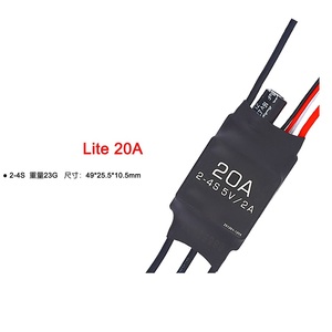 20A 30A 50A 40A ไร้แปรง ESC 2-4S 5V 2A/3A เครื่องควบคุมความเร็ว BEC สำหรับเครื่องบิน RC FPV โดรนสี่ใบพัดโดรนแบบปีกคงที่ - Product Image 3