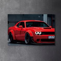 Voiture de course télécommandée personnalisée avec lumières néon USB à intensité variable, logo publicitaire, hôtel. Affiches LED pour voitures dans les centres commerciaux