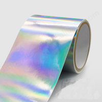 Autocollants fragiles en vinyle holographique transparent blanc A4 découpés sur mesure en usine, 500 pièces, pour bougies, cadres photo et artisanat