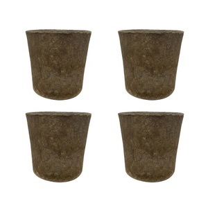 Riciclare <span class=keywords><strong>il</strong></span> vaso da fiori rotondo per piante <span class=keywords><strong>in</strong></span> pasta di carta da <span class=keywords><strong>giardino</strong></span> con pompa di carta - Product Image 2