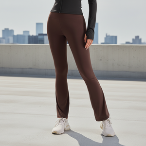 Leggings de Yoga de Cintura Alta con Logotipo Personalizado para Mujer, Transpirables, de Nailon y Elastano - Product Image 2