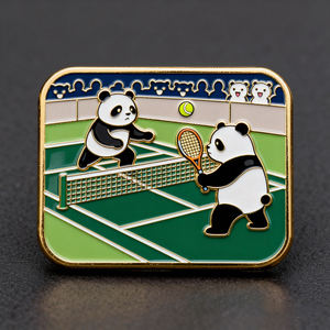 Fabricante de Insignias Personalizadas con Logotipo Empresarial, Insignia de Solapa Personalizada con Impresión UV 2D en Metal Esmaltado - Product Image 5