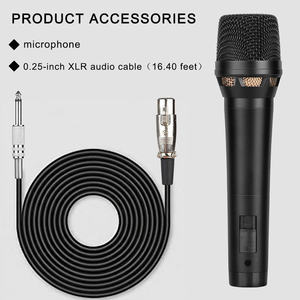 Micrófono dinámico de mano con cable para Karaoke, reducción de ruido profesional, OEM C8 - Product Image 2