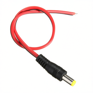 2.1x5.5mm Male Dc Connector With 23cm Cable For <b>Power</b> <b>Supply</b> <b>Adapter</b> - Product Image 2