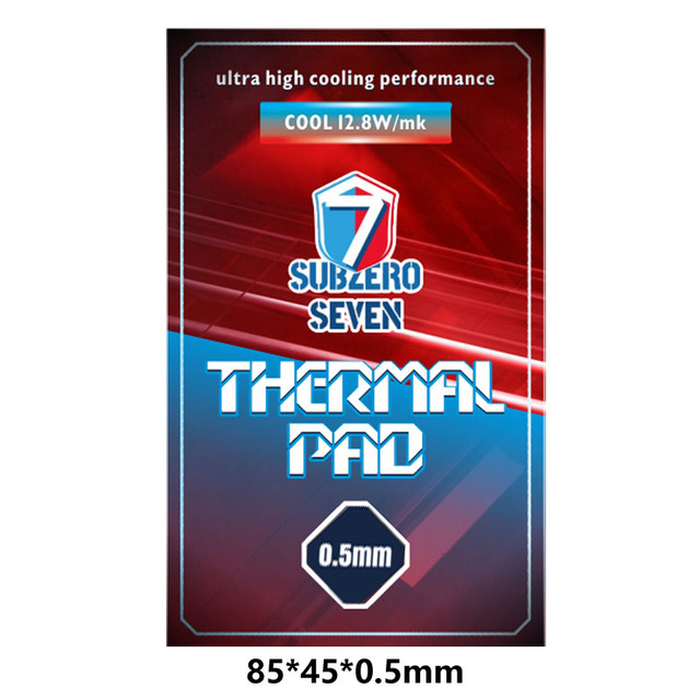 Heat Dissipation Silicone Pad CPU/GPU Card Water Cooling Thermal Mat 12.8W/mk  85x45  0.5mm 1mm 1.5mm 2mm 3mm