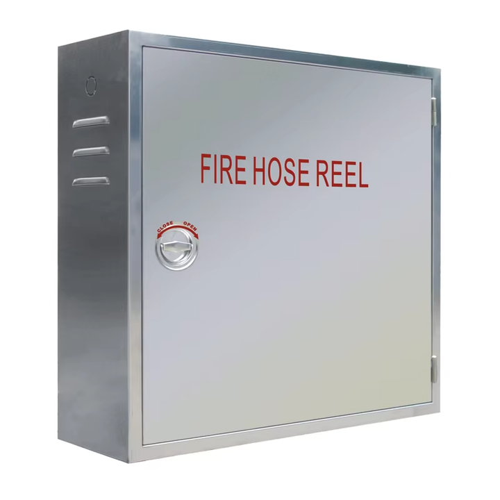 Customized Fire Hose Reel Box with Red Painting Color 30m Reel