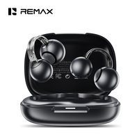 Écouteurs sans fil Remax à réduction de bruit IA, avec clip métallique, ouverts, Bluetooth 6.0, pour appels et traduction IA