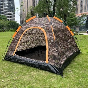 Tenda a Doppia Parete a Montaggio Rapido con Tessuto Isolante per Campeggio su Terreni Rocciosi e Rifugio in Climi Freddi - Product Image 5