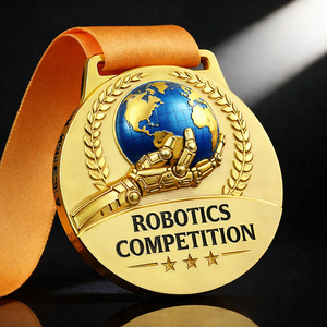 Médaille personnalisée de qualité supérieure avec logo personnalisé pour les événements sportifs, les récompenses d'entreprise, la collection commémorative, en alliage de zinc - Product Image 1