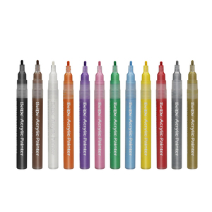 3mm Fine tip Permanent Acrylic paint pens for wood, glass - Product Image 1