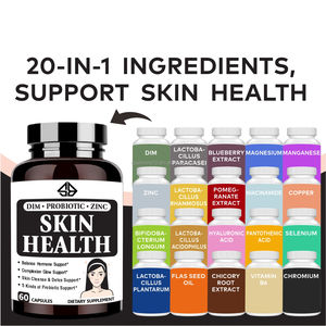 Suplemento de Colágeno, Vitamina y Biotina para Blanquear la Piel, Eliminar Manchas y Antioxidación para Adultos, Cápsulas Dietéticas - Product Image 4