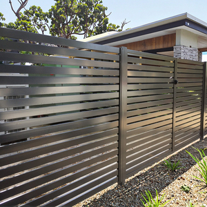 7ft ידידותי לסביבה ומכרסמים עמיד למים מצופה אלומיניום מודרני הרכבה קל גדר פרטיות לוחות לשימוש חיצוני - Product Image 5